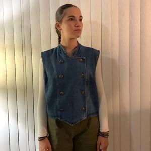 Women’s denim vest, Stonebridge
